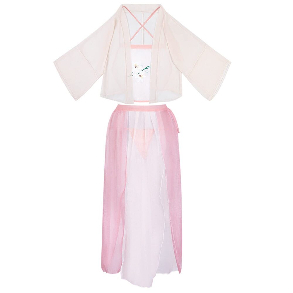 4507 Chinese Traditional Hanfu Dresses Sexy Cosplay Cheongsam Dress Anime